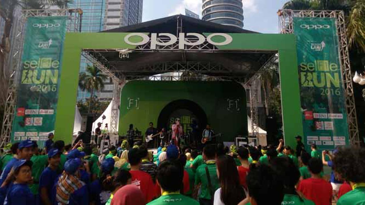 Kemeriahan "Selfie Run" OPPO, Tetap Eksis Saat Lari