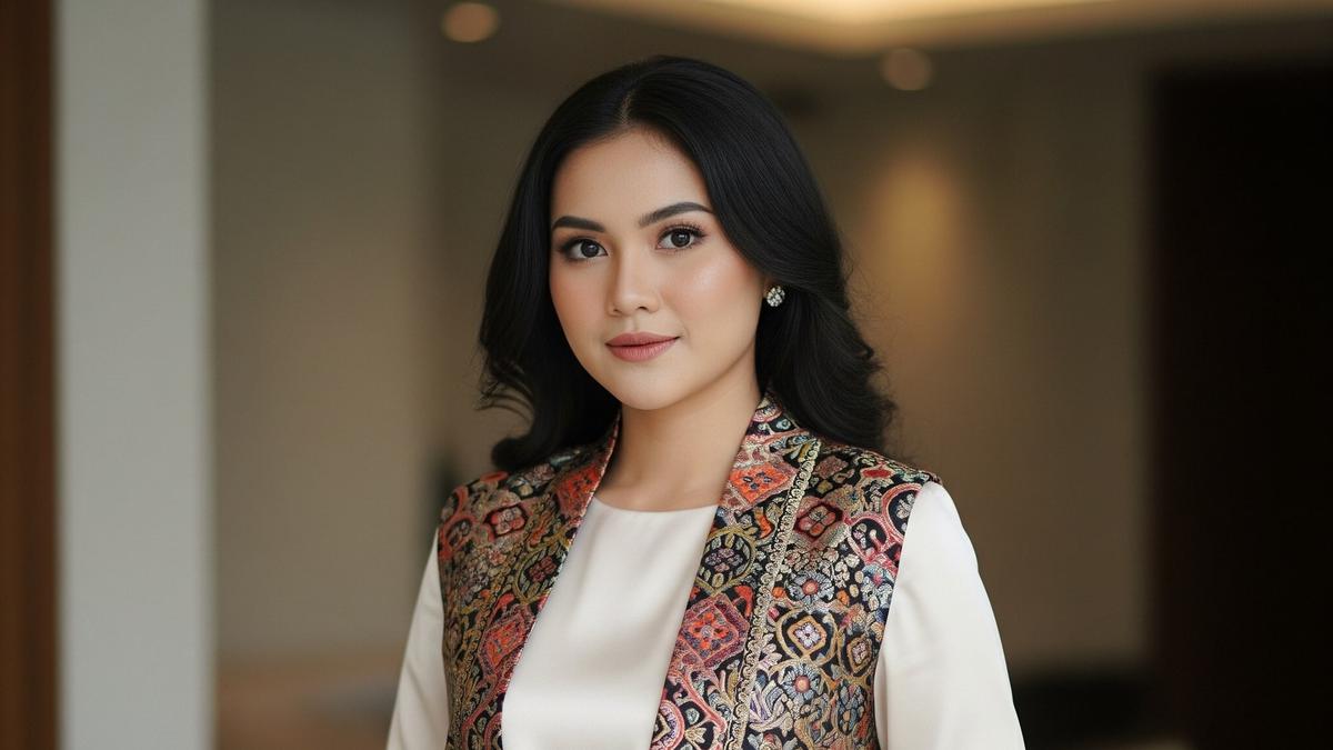 17 Contoh Model Brokat Dress Kombinasi Satin Elegan untuk Segala Acara, Tampil Mewah dan Menawan