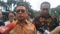 Persekutuan Gereja-gereja Indonesia (PGI) menemui Menko Mahfud Md, Kamis (13/2/2020). (Liputan6.com/ Putu Merta Surya Putra)