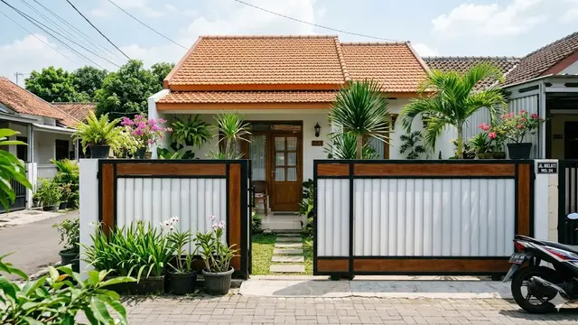 Inspirasi Pagar Rumah Kecil yang Tetap Terang Tanpa Mengurangi Privasi