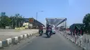 Kondisi saat akan melintasi Jembatan Comal, Jawa Tengah, Jumat (1/8/14). (Liputan6.com/Irna Gustiawati)