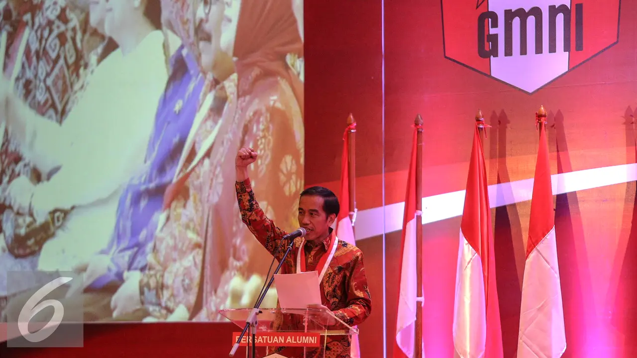 20150807-Pembukaan Kongres III Persatuan Alumni GMNI-Jakarta-Jokowi