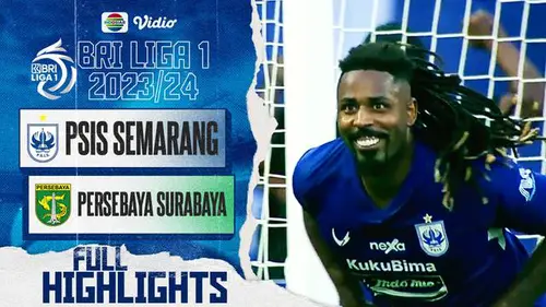 VIDEO: Highlights BRI Liga 1 2023 /2024, PSIS Semarang Menang 2-0 atas Persebaya Surabaya