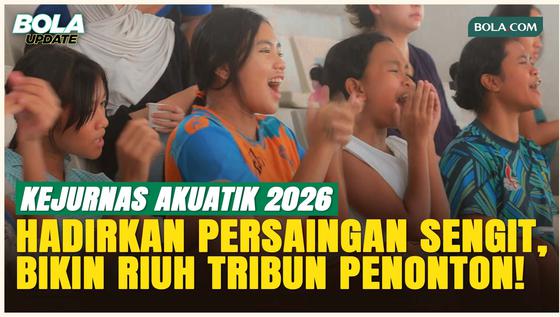 Gemuruh Dukungan Penonton Iringi Penampilan Atlet di Kejurnas Akuatik 2026