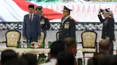Rapim TNI-Polri 2024 mengangkat tema besar 'TNI-Polri Siap Mewujudkan Pertahanan Keamanan Untuk Indonesia Maju'. (Liputan6.com/Herman Zakharia)