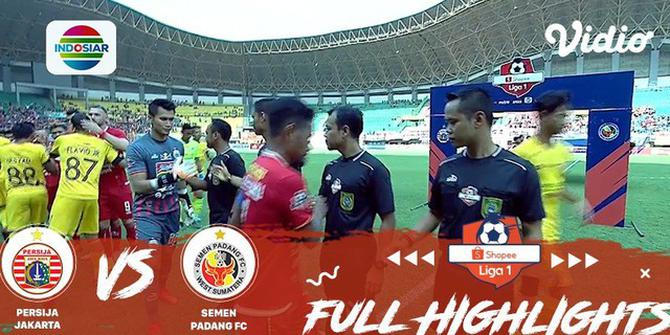 VIDEO: Highlights Liga 1 2019, Persija Vs Semen Padang 1-2