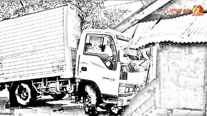 Disangka Garasi Rumahnya Aris Tabrak Rumah Tetangga News Liputan6 Com
