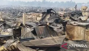 Penyebab Kebakaran Hebat 500 Rumah di Bangka Selatan