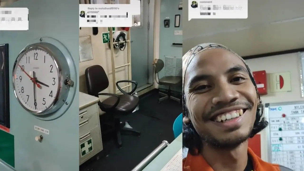 Pria Ini Rekam Kejadian Horor di Dalam Kapal, Mendadak Kursi Gerak Sendiri