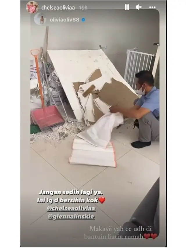 Plafon Rumah Chelsea Olivia Ambruk Usai Ditinggal 4 Bulan, Ini 6 Potret Kondisinya