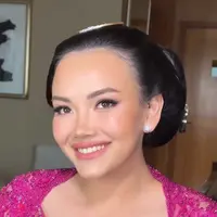 Alexandra Kakak Alyssa Daguise saat acara di Ngunduh Mantu Al Ghazali. [@rhay_david]