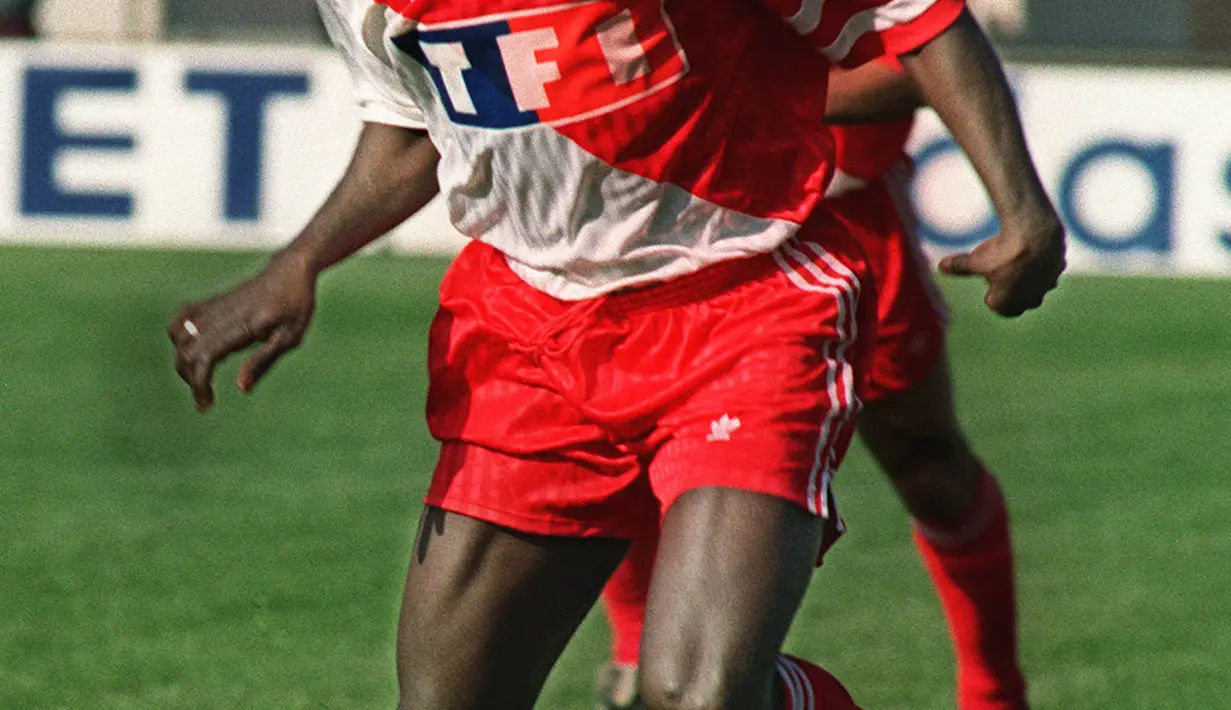 AS Monaco merupakan klub pertama dari George Weah saar memulai petualangan di Eropa. Striker asal Liberia itu didatangkan dari klub Kamerun, Tonerre Yaoundé, pada tahun 1988. (AFP/Staff)