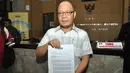 PT Pertamina Persero melaporkan Ketua Pengadilan Negeri (PN) Jakarta Pusat, Gusrizal ke KPK, (25/9/14). (Liputan6.com/Miftahul Hayat) 