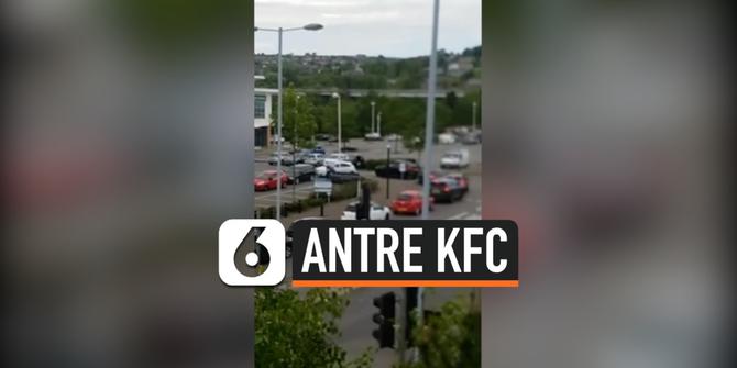 VIDEO: Viral, Mobil Antre Panjang demi Mendapat Ayam KFC
