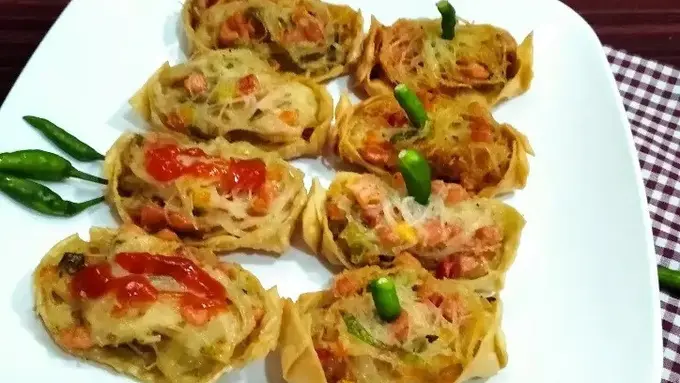 Resep bakwan bihun kulit pangsit. (dok. Cookpad @atidewdew)