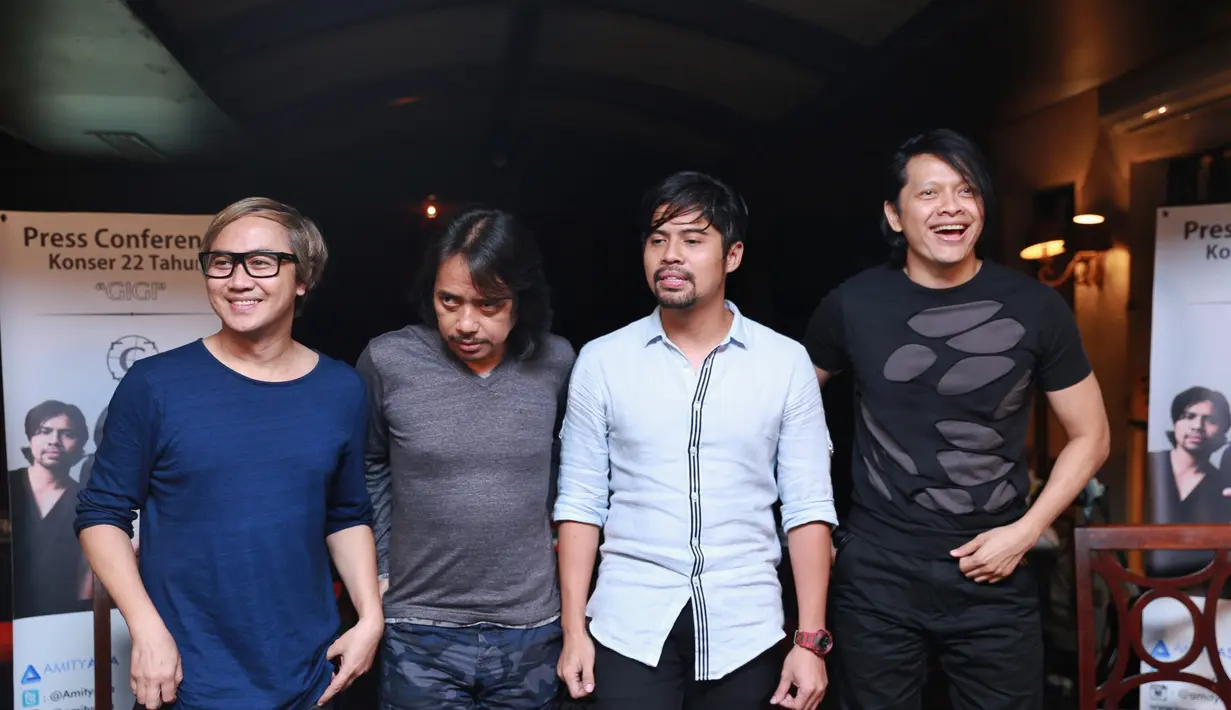 Meski beberapa kali mengalami bongkar pasang personel, tapi hubungan masih terjalin dengan baik. (Adrian Putra/Bintang.com)