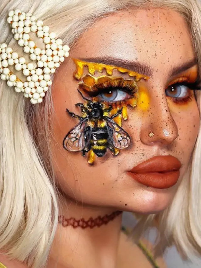 Kreatif, Penata Rias Asal Norwegia Ini Hasilkan Ilusi Makeup yang Tak Biasa