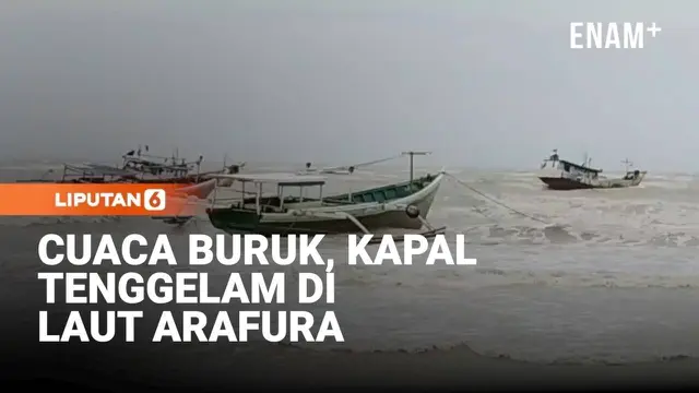 Kapal Tenggelam di Laut Arafura, 1 ABK Tewas dan 6 Masih Hilang