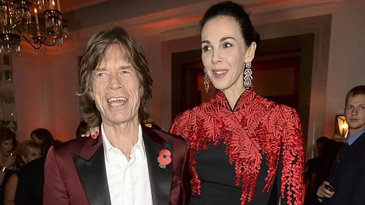 L Wren Scott dan Mick Jagger 