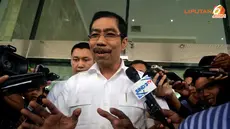 Usai diperiksa KPK, Walikota Palembang Romi Herton enggan berkomentar banyak tentang hasil pemeriksaan KPK terhadap dirinya (Liputan6.com/JohanTallo)