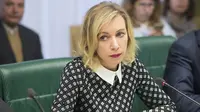 Maria Zakharova, Direktur Departemen Informasi dan Pers Kementerian Luar Negeri Federasi Rusia di Dewan Federasi (wikimedia commons)