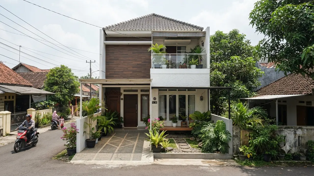 Model Rumah yang Tetap Nyaman Tanpa Halaman Belakang, Tetap Adem dan Space-Saving