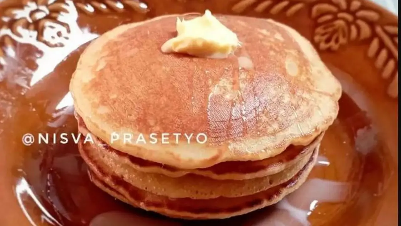 Pancake Teflon dari Tepung Terigu dan Telur