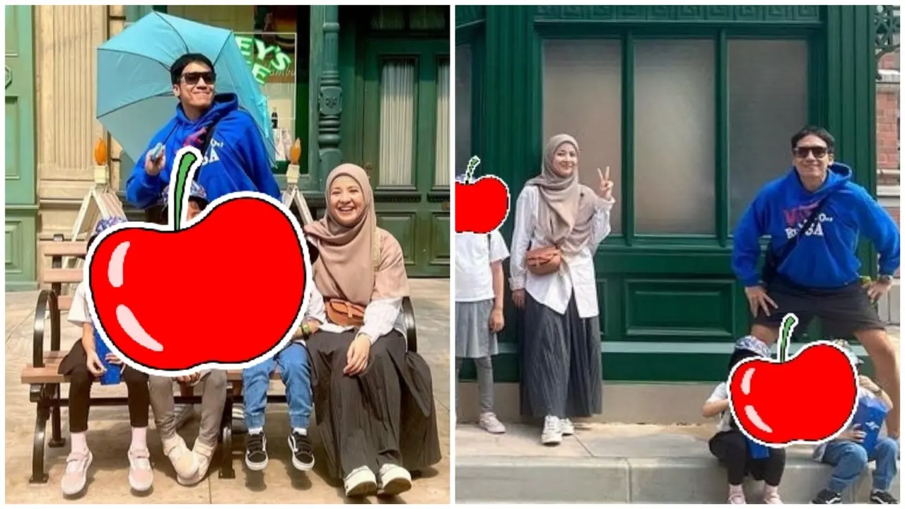 Natasha Rizky dan Desta liburan bareng anak-anak pasca cerai (Foto: instagram desta80s)