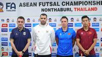Duel Vietnam vs Timnas Futsal Indonesia akan tersaji dalam semifinal ASEAN Championship 2026 atau Piala AFF Futsal 2026 di Thailand, Jumat (10/6). (Dok. FFI)