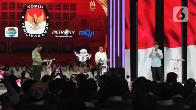 Momen Ketiga Cawapres pada Pemilu 2024 Saling Beradu Argumen