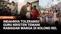 15 Tahun Mengabdi, Guru Kristen Dampingi Warga Jalani Ramadan di Kolong Rel