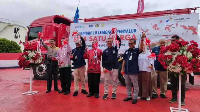 Peresmian BBM satu Harga di Papua Maluku
