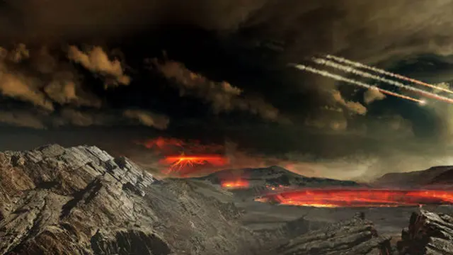 Hujan Magma Panas.