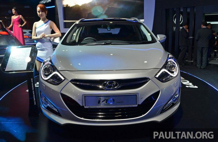 Bagian wajah Hyundai i40 Tourer