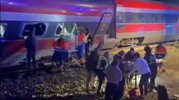 Korban Tewas Tabrakan Kereta Cepat di Spanyol Capai 46 Orang