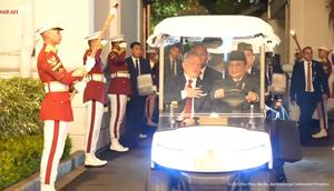 prabowo bersama raja abdullah II di istana (Liputan6.com/istimewa)