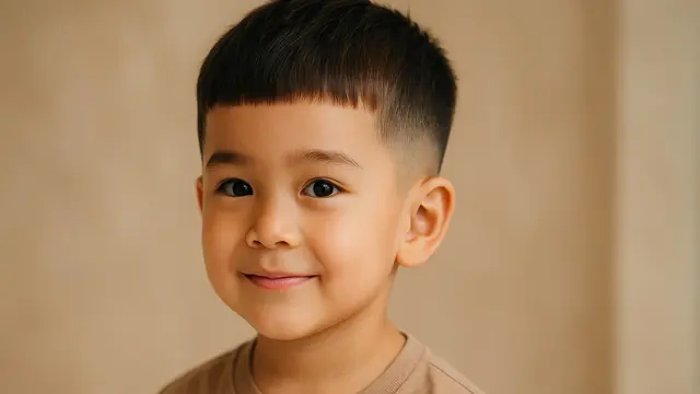 Model Rambut Poni Anak Laki-Laki ala Korea