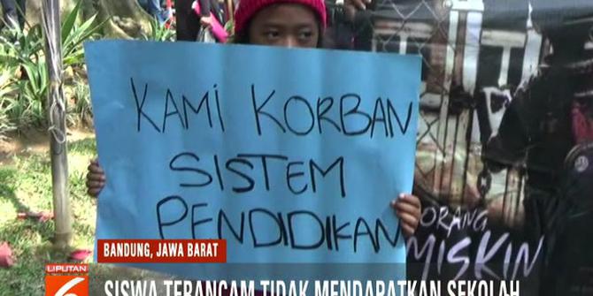 Terancam Tak Dapat Sekolah, Wali Murid Protes PPDB di Kantor Wali Kota Bandung
