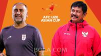 Piala Asia U-20 - Iran Vs Indonesia - Duel Pelatih: Hossein Abdi Vs Indra Sjafri (Bola.com/Adreanus Titus)