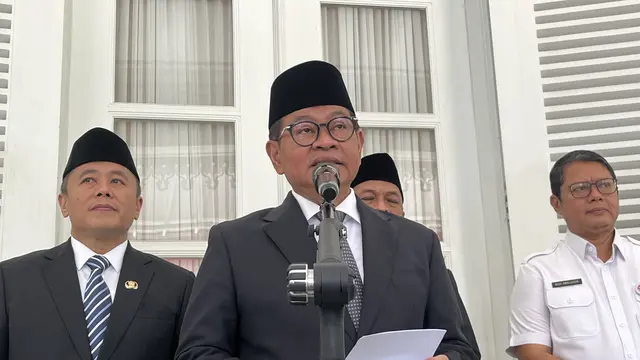Gubernur DKI Jakarta Pramono Anung di Balai Kota DKI Jakarta, Rabu (3/8/2025).