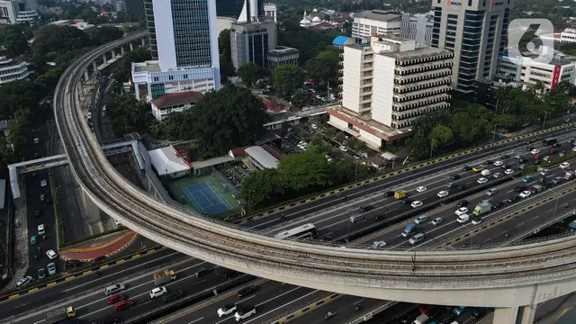 Jembatan Lengkung LRT Jabodebek