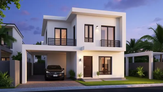 Rumah Dua Lantai Modern - Investasi 300 Juta Rupiah