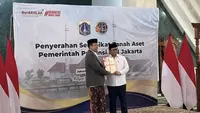 Kementerian ATR Serahkan 3.922 Sertifikat Aset Pemprov DKI, Pramono: Nilainya Tembus Rp 102 Triliun
