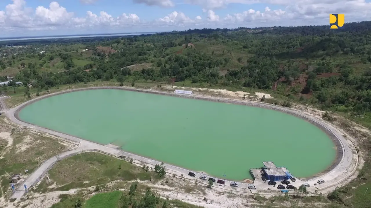 Embung Rawa Sari yang terletak di Kelurahan Karang Harapan, Kecamatan Tarakan Barat, Kota Tarakan, Kalimantan Utara.
