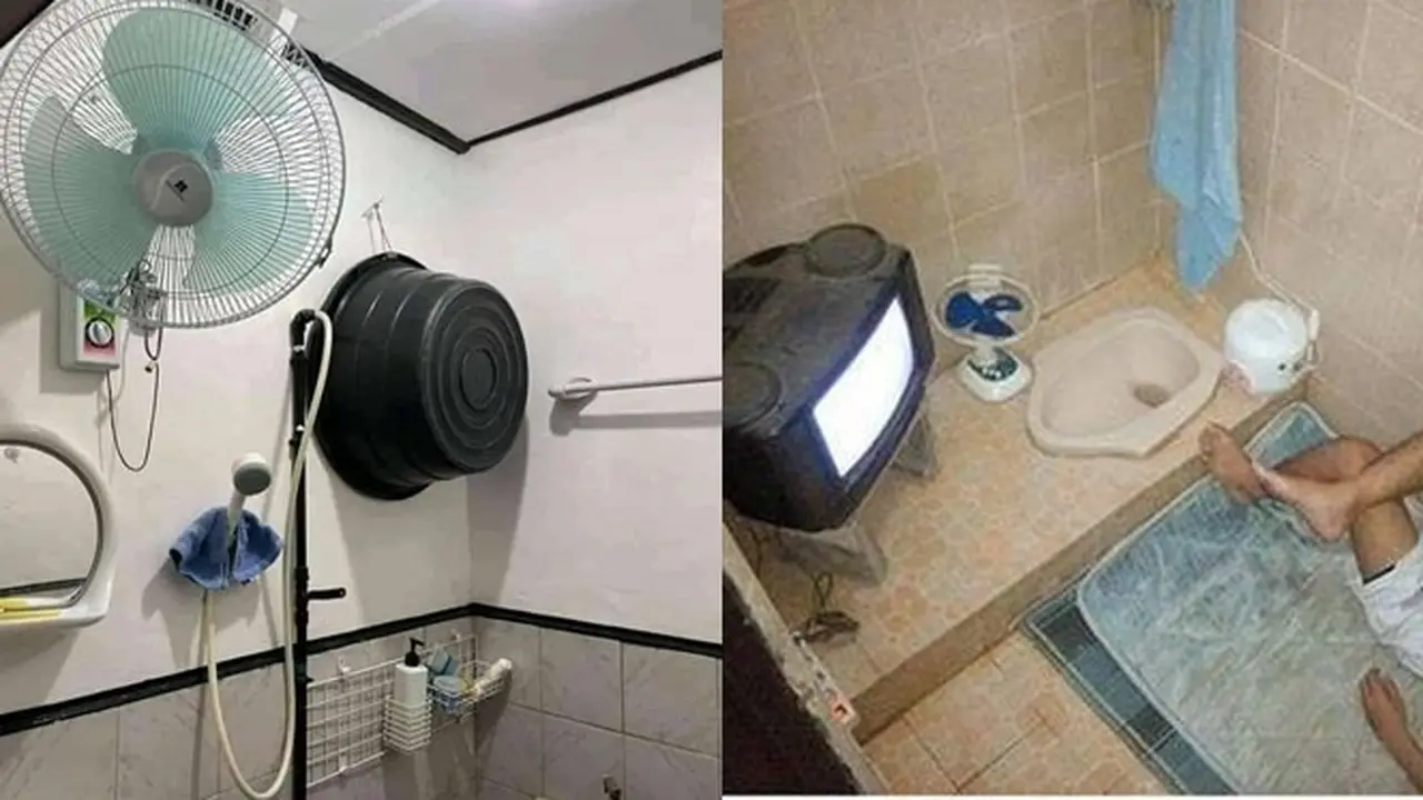 6 Potret Kamar Mandi dengan Fasilitas Lengkap Ini Bikin Heran