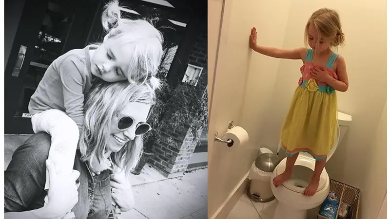 Tersembunyi Makna Pilu di Balik Pose Lucu Gadis di Toilet Ini