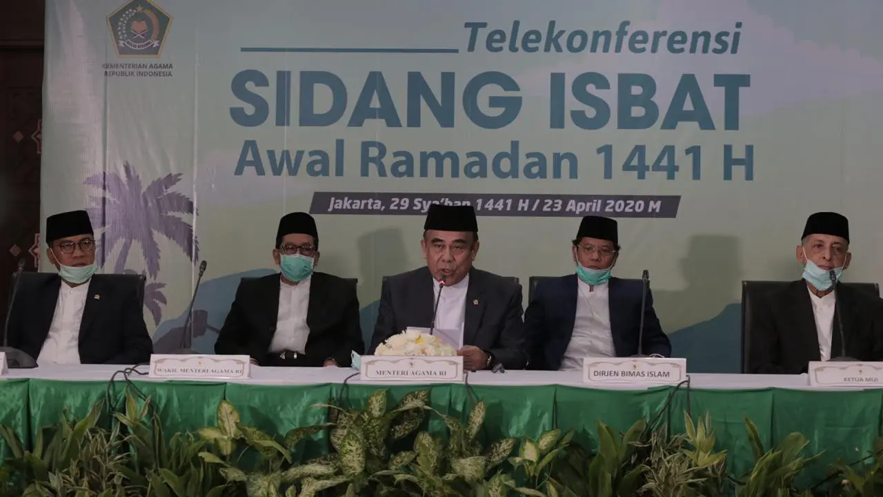 Kementerian Agama memutuskan awal puasa Ramadan 2020 jatuh pada  April 2020.
