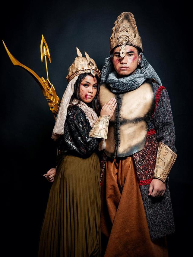 Gaya Pemotretan Hari LIDA dan Putri D'Academy 4 bertema Bajirao Mastani. (Sumber: Instagram/aldosinarta)