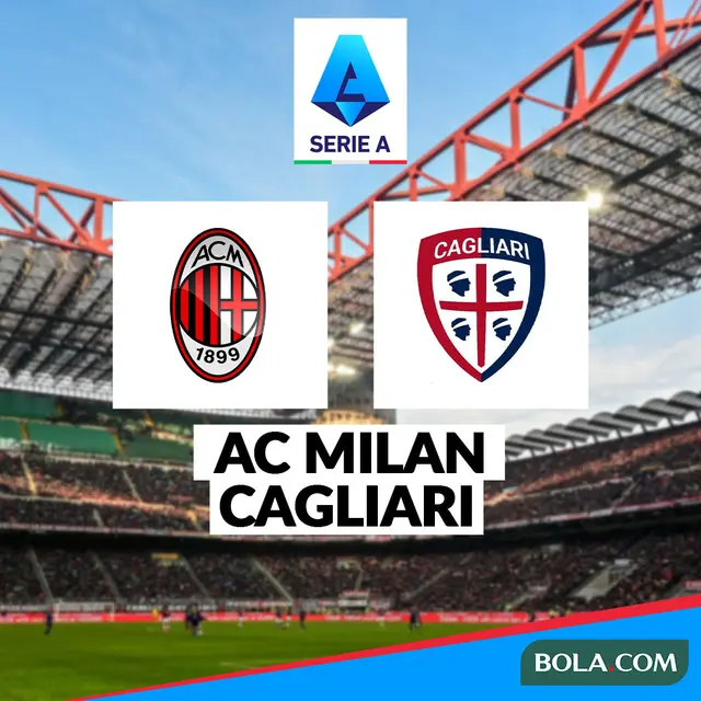Liga Italia - AC Milan Vs Cagliari