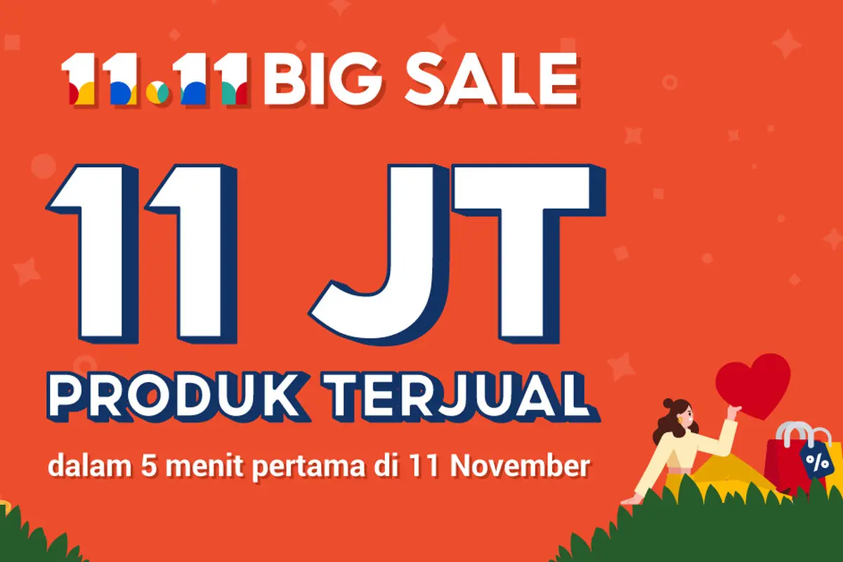 Shopee 11.11 Big Sale Catat Rekor Fantastis, 11 Juta Produk Terjual dalam 5 Menit Pertama di 11 November